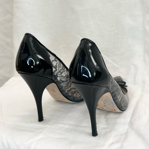 Kate Spade Pointed Toe Evening Pumps - Jeb Mid Heel - Picture 5 of 12